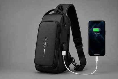 Sac Bandoulière Antivol NORVA™ | USB & Imperméable